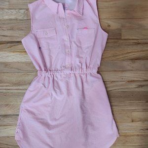 Vineyard Vines Harbor Sleeveless Shirt Dress Size 8